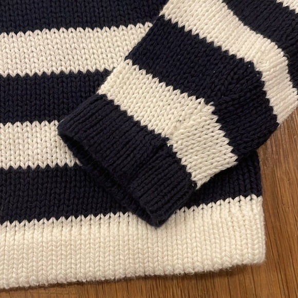 J Crew Roll Neck Crop Striped Sweater - XXS - Picture 4 of 5